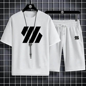 Sudadera Camiseta Conjunto corto Chándal Ropa de verano Pieza 2 Camiseta de sudor y pantalones cortos Conjunto para hombres FIGHTER BRO - Product Image 5
