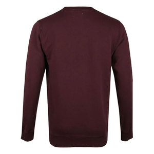 Sudadera personalizada de tela de algodón de lana Terry suelta de color liso de invierno con cuello redondo - Product Image 6
