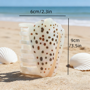 Pinza de Pelo Personalizada con Diseño de Cono Hebreo, Estilo Europeo Americano, para Vacaciones de Verano, Unisex, 9cm, de Acetato, Marca Wow Sheila - Product Image 2