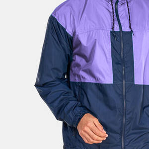 Chaqueta Cortavientos Delgada de Lona Personalizada para Hombre, Chaqueta Deportiva Transpirable de Invierno con Capucha, Impermeable y Reversible - Product Image 3
