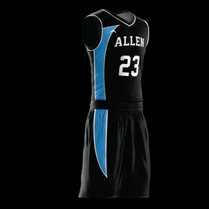 Tenues de basketball élégantes 2026 pour adultes grandes tailles, respirantes, 100 % polyester, unisexe, conçues pour les jeunes joueurs adultes - Product Image 3