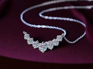 Collar CERTIFICADO DE moissanita de oro blanco de 18 quilates de Plata de Ley 925 para mujer, colgante ovalado, regalo de joyería fina - Product Image 3