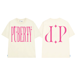 T-shirts unisexes en coton pré-rétréci 260gsm, grande taille, col court surdimensionné conçu pour les adolescents, fabriqué au Vietnam, OEM/ODM, pour femmes - Product Image 4