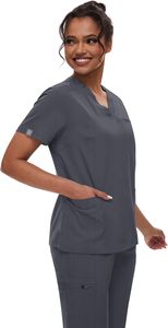 Elegante Hospital Scrubs Set para Mujeres Hombres Doctor Enfermera Médico Quirúrgico Ropa DE TRABAJO Joggers Top Pantalones Logotipo personalizado al por mayor - Product Image 5