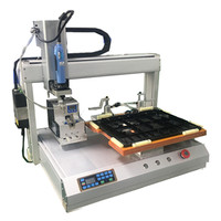 Machine de fixation de vis automatique BBA Desktop XYZ 2 tournevis localiser l'arrière et l'avant avec système de contrôleur PLC pour le vissage robotique