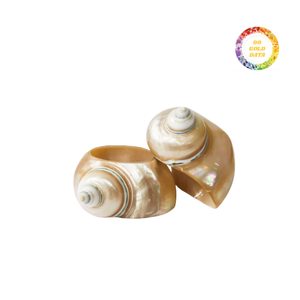 Servilleteros de concha hechos a mano asequibles para bodas, hoteles, restaurantes y banquetes con buena calidad - Product Image 6