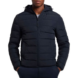 Vêtements d'extérieur, vente chaude, veste matelassée d'hiver pour homme, décontractée, à fermeture éclair, respirante, grande taille, imperméable, recyclée, OEM 2026 - Product Image 2