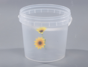 Nhà Máy Cung Cấp Trong Suốt Đèn LED Trống Thùng & Barrels-1L-5L Rõ Ràng Nhựa Xô Có Nắp Đậy Màu Sắc Tùy Chỉnh Kẹo Xô - Product Image 4