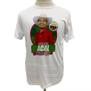 Camisetas Promocionales de Campaña Electorales Casual Estampadas Antiarrugas Dryfit de Transferencia Térmica al por Mayor, Suministro ODM de Filipinas, Tejidas - Product Image 3