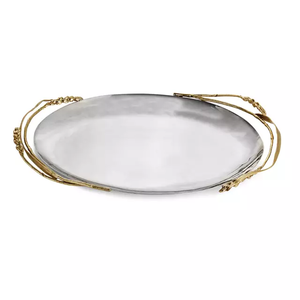 ถาดเสิร์ฟอาหารแบบโมเดิร์น,ถาดเสิร์ฟกาแฟทรงสี่เหลี่ยมมีฐานตั้งสำหรับบ้านร้านอาหารสีทอง - Product Image 6