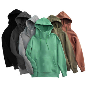Sudadera con capucha de peso pesado de algodón lavado Vintage de alta calidad, sudadera de gran tamaño Unisex personalizable, hombro caído caliente para hombres - Product Image 1