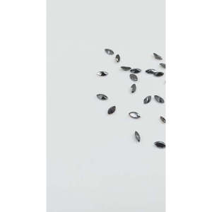 Diamant noir taille marquise 2,5-4 mm facetté pour la fabrication de bijoux, pierres en vrac - Product Image 5