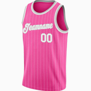 Factory Wholesale Customized Breathable Anti-Bacterial Moisture-Wicking Plus Size Two Tone Color Sleeveless Basketball Jerseys - Product Image 5