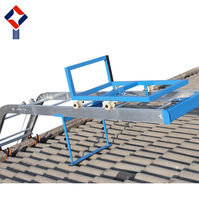 Machine de levage de panneaux solaires en alliage d'aluminium de 4 à 25 m, capacité de 200 kg, élévateur électrique pour l'installation sur toiture