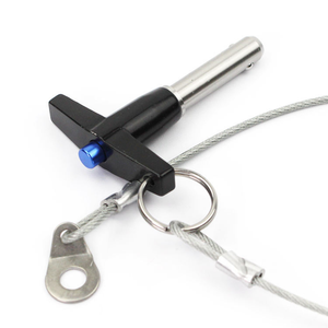 Pasador de Bloqueo de Bola Tipo T de 80 mm de Longitud Útil, Pasador de Bloqueo de Bola de Liberación Rápida - Product Image 1