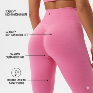 Ensemble de yoga imprimé solide «Second-Skin» Trend 2026 | tenue de fitness respirante à taille moyenne 2 pièces | Boutique Gym pour femmes - Product Image 2