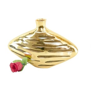 Aluminum Tall Flower Pots Large Decorative <b>Vases</b> Wedding Flower Stand Centerpieces Luxury Party Decorations Wedding Gold <b>Vase</b> - Product Image 6