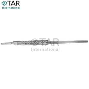 เครื่องมือทางการแพทย์ด้ามมีดผ่าตัดสแตนเลส145มม. (5.34นิ้ว) ตรงหมายเลข3ไม่ผ่านการฆ่าเชื้อใช้ซ้ำได้ - Product Image 4