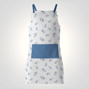Tablier de cuisine en coton avec sangles réglables et poches avant Tablier polyvalent pour la cuisine, l'artisanat, le jardinage et le barbecue - Product Image 1