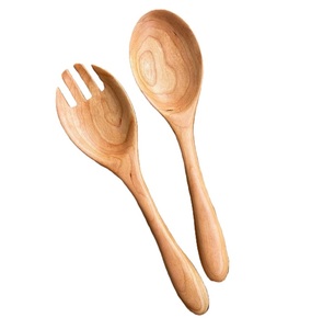 Ensemble d'outils à salade en bois de qualité supérieure beau décor de salle à manger servant la cuisine vaisselle ustensiles de cuisine accessoires - Product Image 1