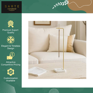 Fourniture directe d'usine de qualité supérieure printemps minimaliste moderne support d'aromathérapie fait à la main écologique marbre en laiton de luxe - Product Image 2