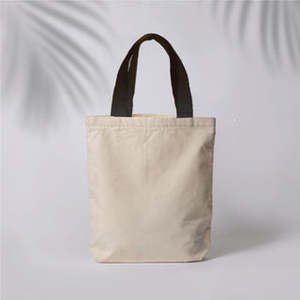 Bolsa de Lona Reutilizable con Cierre de Cremallera, Disfruta de las Pequeñas Cosas, Forro de Poliéster con Cierre de Cremallera - Product Image 3