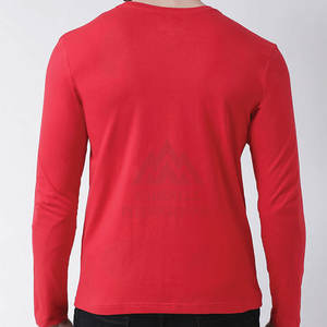 Camiseta de manga larga de alta calidad Camiseta estampada de corte holgado para hombre Camiseta más vendida para hombre - Product Image 3