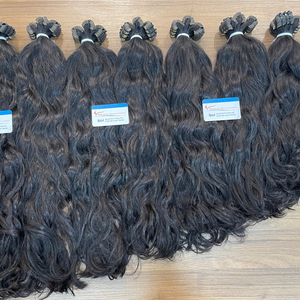 100% Extensiones de cabello Remy vietnamita virgen de doble estiramiento Cinta invisible Estilos Afro en ondas negras/marrones Estilo de onda natural - Product Image 6