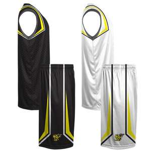 Uniforme de baloncesto sublimado, malla transpirable, uniforme al por mayor, uniformes de baloncesto de bajo precio al por mayor, servicio OEM - Product Image 4