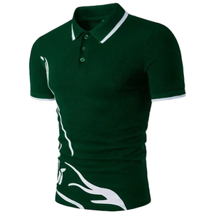 Hombres de color liso para camisas con diseño de logotipo personalizado Casual de punto transpirable para camisas Tela de color personalizado de la mejor calidad - Product Image 4