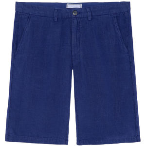 Las Bermudas cortas a medida para hombre proporcionan una opción de moda para eventos o salidas de verano. - Product Image 1