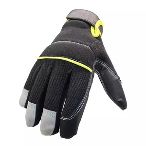 Anti Vibración Impacto Mano Seguridad Mecánico Agarre fuerte Trabajo Mecánico Guantes de cuero de Pakistán - Product Image 4