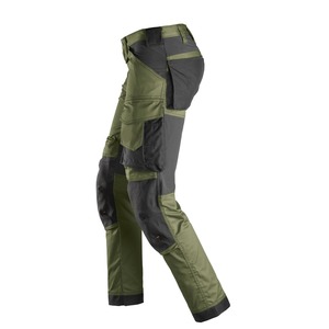 Pantalon de travail léger en coton avec bandes réfléchissantes haute visibilité Construction respirante Pantalon cargo extérieur - Product Image 2