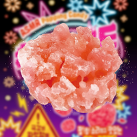 Koreaanse Crystal Popping Fruitige Gummy Candy 10g Roze Balleentjes Zakje 18 Maanden Houdbaarheid Op Kamertemperatuur Geschikte Ingrediënten 180 Stuks
