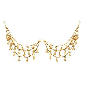 Kriaa Plaqué Or Perle Kan Chaîne Élégant Accessoire De Mariage-1503318 - Product Image 1