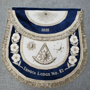 Craft Worshipful Masters Delantal Cuero Bordado Lodge Logo - Product Image 2