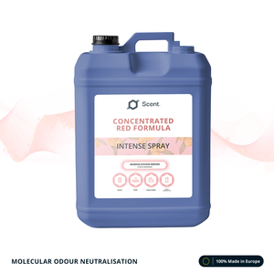 Neutralizador de Olores en Aerosol Intenso Fórmula Roja: Cocina, Basura, Alimentos Fritos y Olores Orgánicos - Tambor de 25 kg - Concentrado - Product Image 1