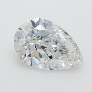 IGI White Pear Cut Lab 3,09 CT Diamond E VVS2 Clarity Loose Calibrated Lab creó diamantes para la fabricación de joyas - Product Image 1