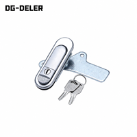 Serrure de panneau en alliage d'aluminium industriel AB303, loquet de porte d'armoire à poussoir avec clé
