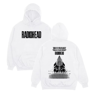 Sudadera con Capucha de la Banda de Rock Radiohead, Radiohead Returns, Gira Europea 2025, para Hombre y Mujer, Estilo Hip-hop, Algodón Puro, Otoño, Tinte Liso - Product Image 3