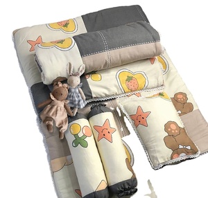 Bộ đồ dùng giường nhẹ nhàng 5 trong 1 cho bé, đồ dùng cần thiết ấm cúng cho sự thoải mái của các bé, đồ dùng giường an toàn cho trẻ em - Product Image 1