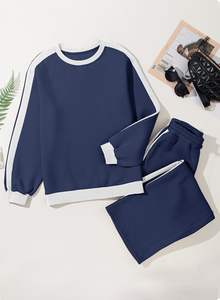 Conjuntos Deportivos con Estampado de Logo, Ropa Moderna 100% Algodón, Transpirable, Dobladillo Recto, Peso Pesado, Nueva Llegada, Personalizado - Product Image 4