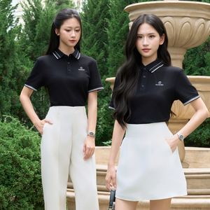 Polos Transpirables de 210 g/m², Algodón y Poliéster, Absorben la Humedad, Resistentes a las Arrugas, Logotipo Personalizado para Uniformes de Equipo - Product Image 4