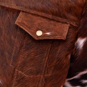 Winter Design Meilleure vente Veste en poils de vache Top Seller Original Veste en cuir lourd en poils de vache pour hommes - Product Image 6