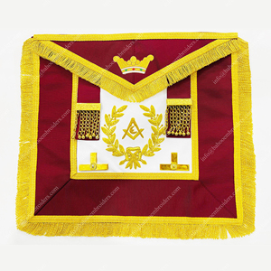 TABLIER MAÇONNIQUE REGALIA TABLIER ORDRE D'ATHELSTAN-TABLIER FRANC-MAÇON GRAND - Product Image 5
