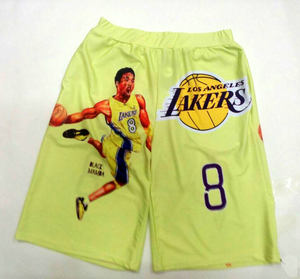 Pantalones cortos de fitness de sublimación de algodón hechos a medida, variedad de tamaños, tejidos con bordado de patrón de tablero sólido - Product Image 6