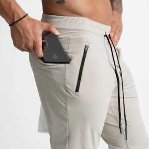 Trajes de joggers lisos cómodos de alta calidad, ropa deportiva de entrenamiento con cremallera, chándales para hombre 2025 - Product Image 5