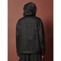 Veste coupe-vent Y2K OEM en toile légère, imperméable et respirante, col montant, coupe régulière, avec logo, printemps, anti-UV