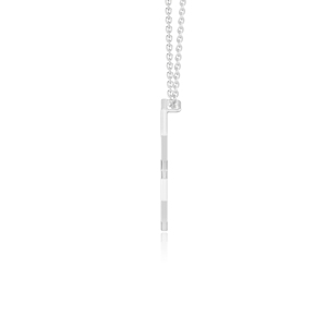 Pendentif en argent sterling 925, pierre précieuse météorite, forme octogonale, serti clos, chaîne en câble, finition haut de gamme, luxe, mode, fait main - Product Image 4