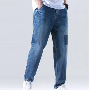 Style Y2K pour veste en cuir et toile imperméable d'hiver unisexe, délavage foncé, déchirée et usée - Product Image 6